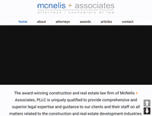 Tablet Screenshot of mcnelisassociates.com